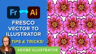 Merge Vector Brush Art in Adobe Fresco and Send to Adobe Illustrator