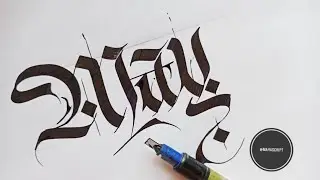 Oddly Satisfying Video /Best Pilot Parallel Pen Calligraphy