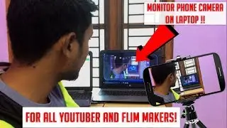 Monitor Phone Rear Camera Using Your Computer Wireless || iPhone and Android