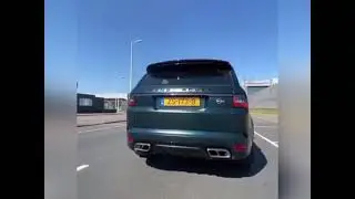 Land Rover Range Rover Sport.  Exhaust. Sound. 4.4 звук выхлопа
