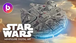 Escape from Mos Eisley | Minifigure Digital Art