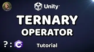 More Concise Code Instantly! - The Ternary Conditional Operator - Unity C# Tutorial / Unity Tip