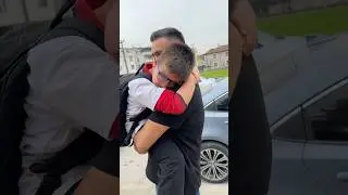 Uzun zaman sonra Devran Babaya kavuştu 