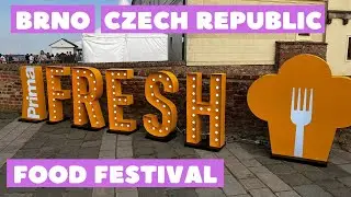 [4K] 🇨🇿 #Brno, Czech Republic | Špilberk #Castle 🏰 | Fresh #Food Festival 🍽️🍲🥩🍔🍷🍺 June 2023