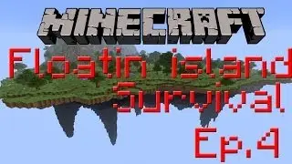 Minecraft: Floating Island Survival Day 4 Farm And House Expansion