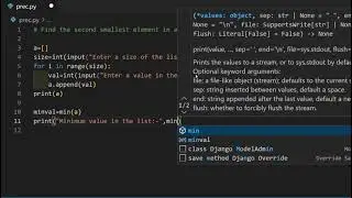 Find the second smallest element in an array || Python Program to Find  Second smallest number
