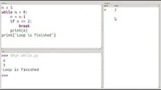 While Loops in Python in 