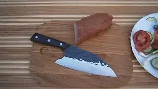 Ніж - сокира кухонний кухарський Шеф Sonmelony RT-3 фултанг 30 см