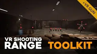 VR Shooting Range Toolkit for UE4 with VR Gun (Short Version)