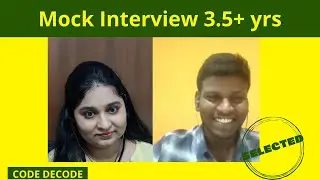 Mock Interview for 3.5+ years of Canditate | Java Spring boot Microservices Docker k8s | Code Decode