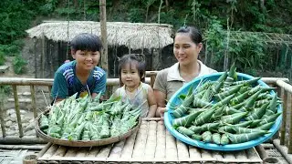 2 Days: The process of making delicious black banh chung to sell at the country market