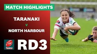 RD3 HIGHLIGHTS  - TARANAKI v NORTH HARBOUR (Farah Palmer Cup 2024)