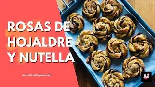 PASTRY ROSES with NUTELLA | VERY EASY step-by-step recipe