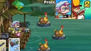 Swamp attack 2 / Episode 1, levels 1 to 9, All levels (Grandma Mau) Gameplay Walkthrough (Part 1)