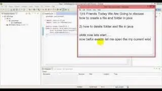 File & Folder Create Java IO Package