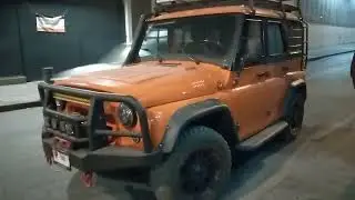 Russian auto UAZ broken to mexico