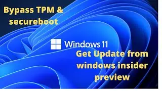 Update windows 11 in unsupported hardware || Bypass TPM & secureboot || windows 11 update.