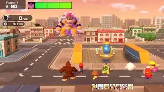 Super Mario Party Jamboree // Bowser Kaboom Squad (Bomber Bills - Mario) - Walkthrough