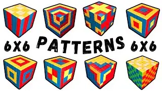 8 COOL PATTERNS | 6x6 Rubik's Cube (Pt.1)
