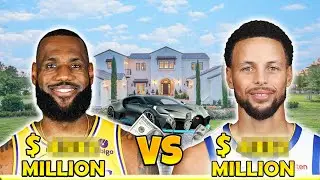 LeBron James vs Stephen Curry | Lifestyle, Net Worth, Mansion, Car Collection...