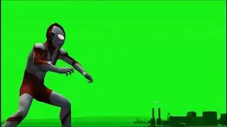 Ultraman Fight Green Screen