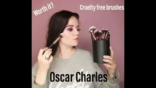 Testing the new Oscar Charles makeup brushes!