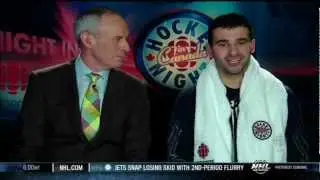 Coach's Corner with Don Cherry and Ron MacLean April 6 2013 HNIC. Boston Montreal game.