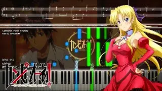 『Playable MIDI / Synthesia Visual』 Campione! - Hokori ni Kakete