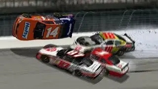 Nascar Racing 2003 Crash Compilation 3