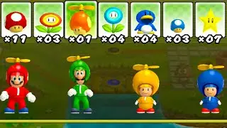 New Super Mario Bros. Wii – 4 Players World 9 Walkthrough Co-Op