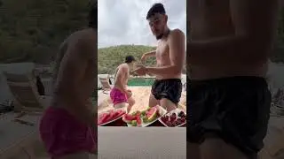 Alperen Şengün ile TAŞ KÂĞIT MAKAS 🍉💯#shortvideo #taşkağıtmakas #challenge #karpuz