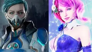 Cyborg Frost from Mortal Kombat and Alisa Boscnovitch from Tekken