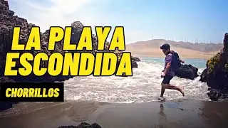 Playa escondida en CHORRILLOS!!! 🌊| Boca del Lobo!☀️