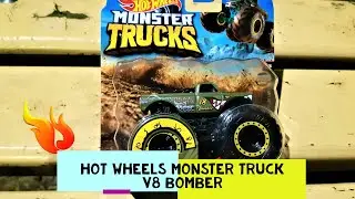РАСПАКОВКА Hot Wheels Monster Truck V8 Bomber NEW for 2020 / Хот Вилс Монстр Трак