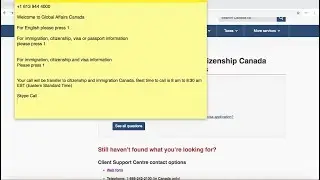 How to contact CIC (Citizenship and Immigration Canada) from outside & inside of Canada