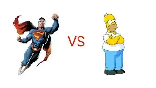 mugen superman vs homer simpson