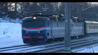 перегон Перхушково - Здравница, Московская область, Россия.