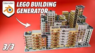 Making a LEGO City Generator with Blender | Building Generator Tutorial 3/3