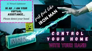 Control  Home with your Hand✋ using AI Virtual Assistance | Ai Home Automation | #diy #homemade #ai