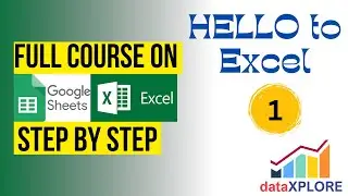 STEP BY STEP EXCEL- Lecture 1 :  Introduction