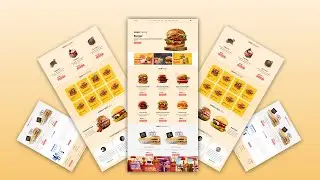 How to create Burger Website | Responsive Burger/Restaurant Website #DM007