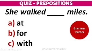 PREPOSITIONS QUIZ. GRAMMAR TEST. ENGLISH GRAMMAR QUESTIONS