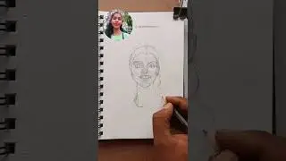 Random Follower Sketch ❤️ #paintwithroshan #artdrawing
