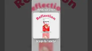 How to Create Image Reflection Effect in TubeCut #thumbnail #reflection #canva #design