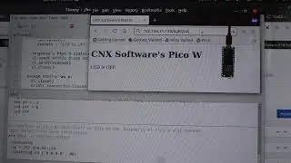 Raspberry Pi Pico W: MicroPython Web server demo