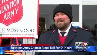 Salvation Army Captain Rings Bell For 24 Hours