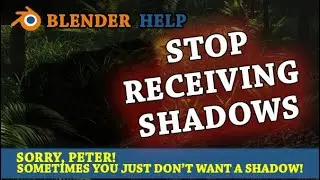 Blender Help: Prevent Images as Planes from RECEIVING Shadows