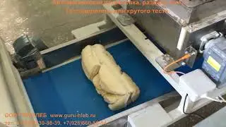 Тестоделитель для крутого (плотного) теста. Автоматизированная линия подготовки и раздачи теста.