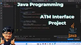 ASMR Programming - ATM Interface Project using Java - No Talking