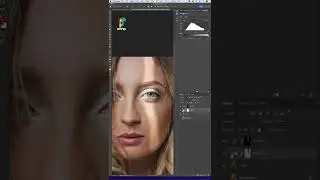 effect eyes in photoshop / Shadow technique on the face in Photoshop 2022 1 min tutorial